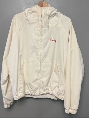 VTG Zero King Zip Up Hooded Jacket W/ Dolly & Propbuster Embroidery Medium